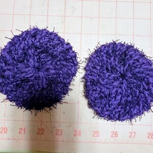 Purple Handmade Scrubbies